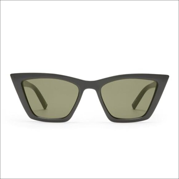 Gold-Tone Logo Emblem Sunglasses, Cateye Frame, Soft Case Included
